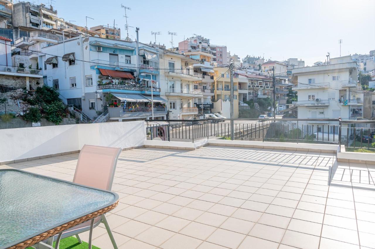 La Dns Apartment Kavala Bagian luar foto